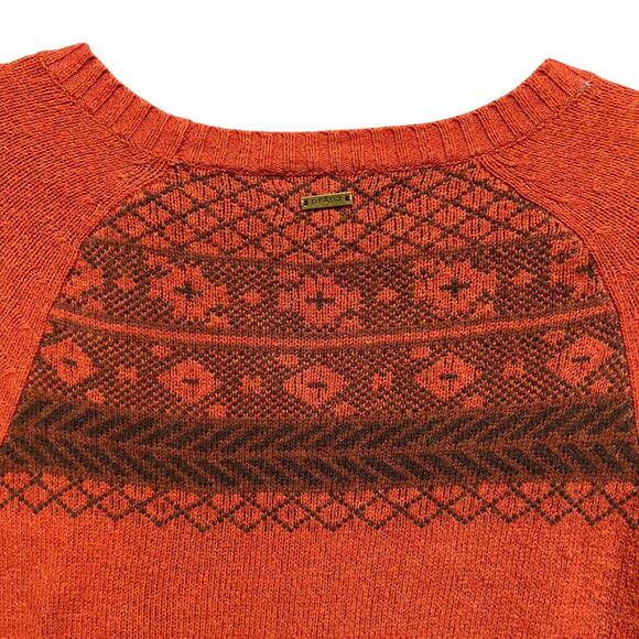 PRANA Womens Ramona Sweater Size S Boho Cottage Cozy Raglan Pullover Buttons - Picture 9 of 13